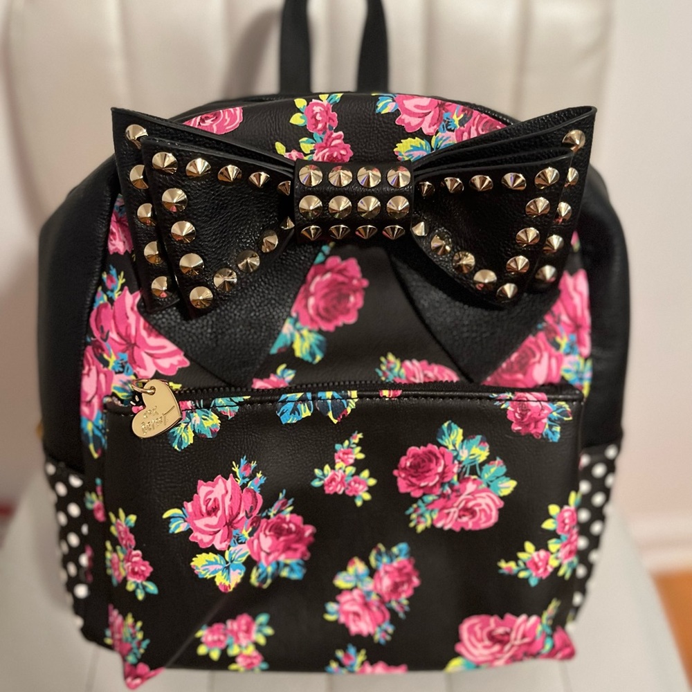 Betsy Johnson bow Backpack
